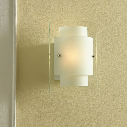 One Piece Chrome Wall Sconce