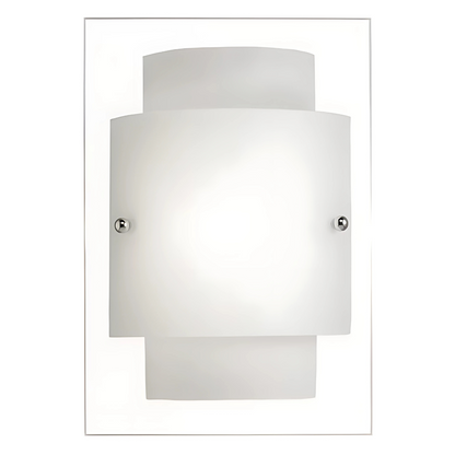 One Piece Chrome Wall Sconce