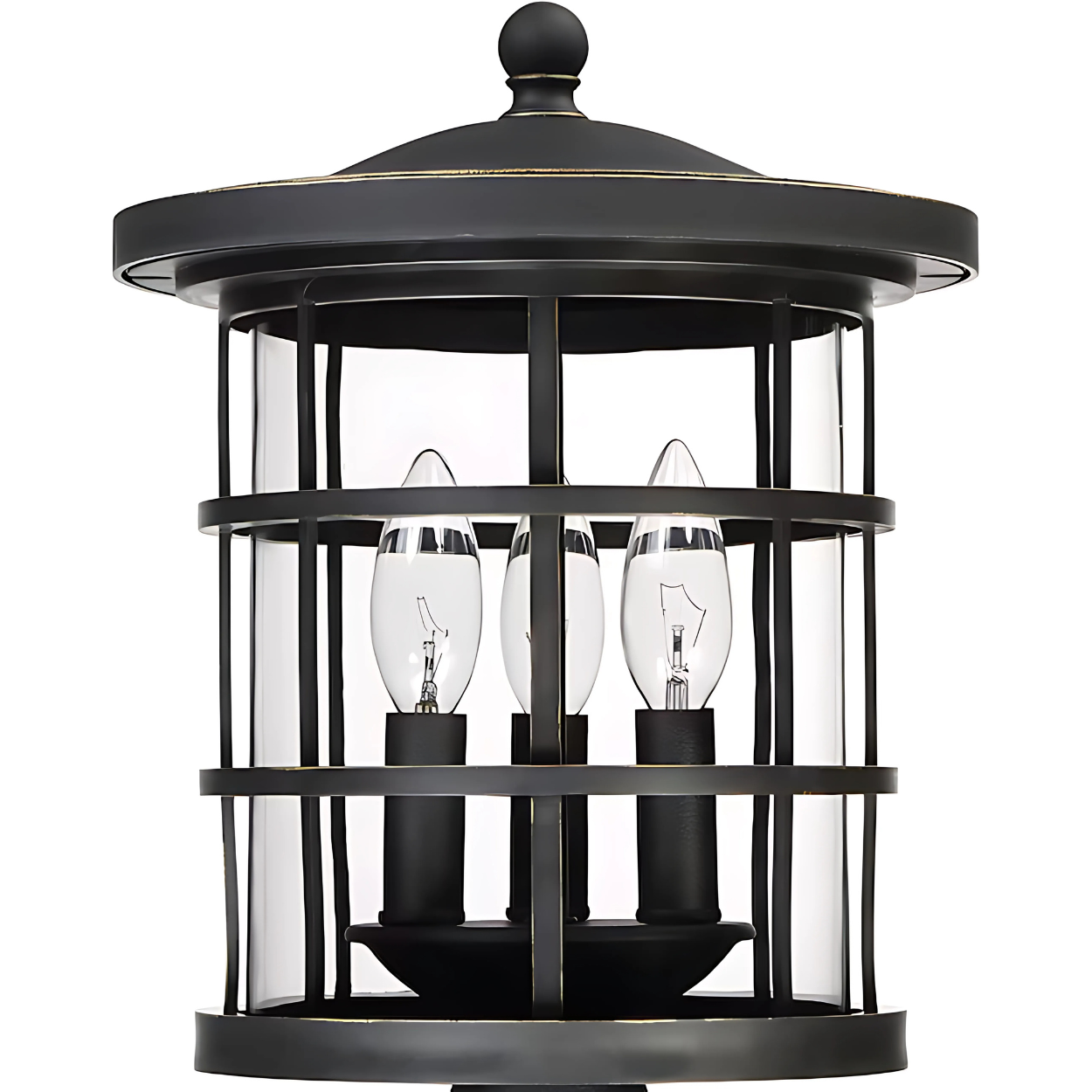 Asheville 3-Light Post Lantern