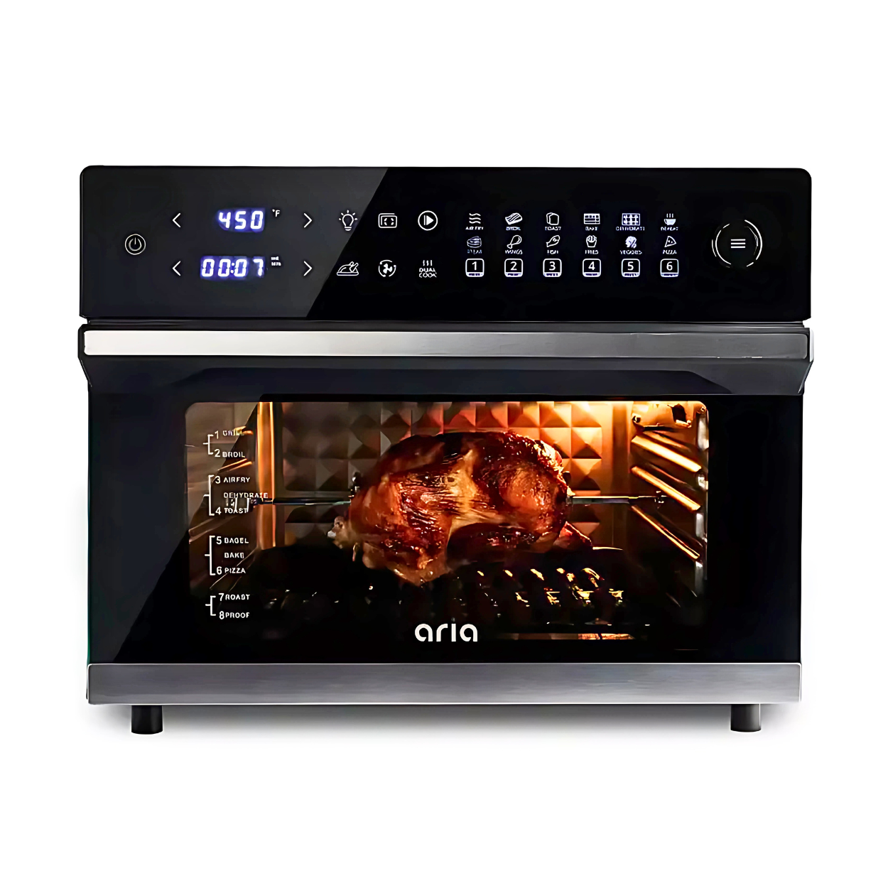 Ariawave 36 Qt. Black Air Fryer Oven