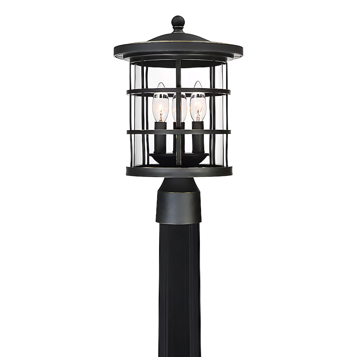Asheville 3-Light Post Lantern