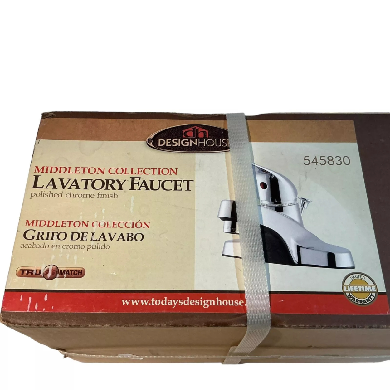 One Piece Middleton 4" Centerset Single Handle Lavatory Faucet